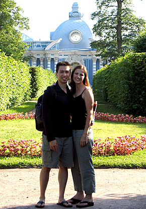 David and Dana Kan in Russia